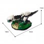 BuildMoc Watcher with Landscape Stand Model 839 Pieces from Video Game
