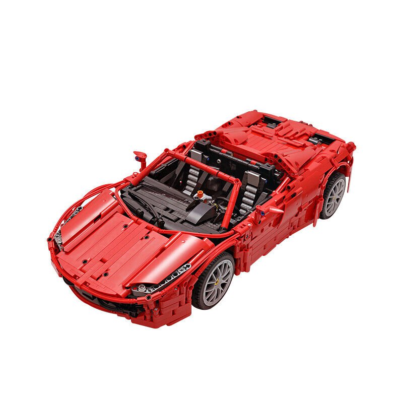 BuildMoc F_errari 458 Sports Car Model 2046 Pieces with Power