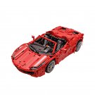 BuildMoc F_e-r-r-a--r-i 458 Sports Car Model 2046 Pieces with Power Functions