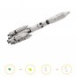 BuildMoc MLV-25L Launch Vehicle Model with MS-IC-2 Core Stage 5389 Pieces