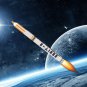 BuildMoc Two-Stage Launch Vehicle Model with 4-Chamber Engine 638 Pieces