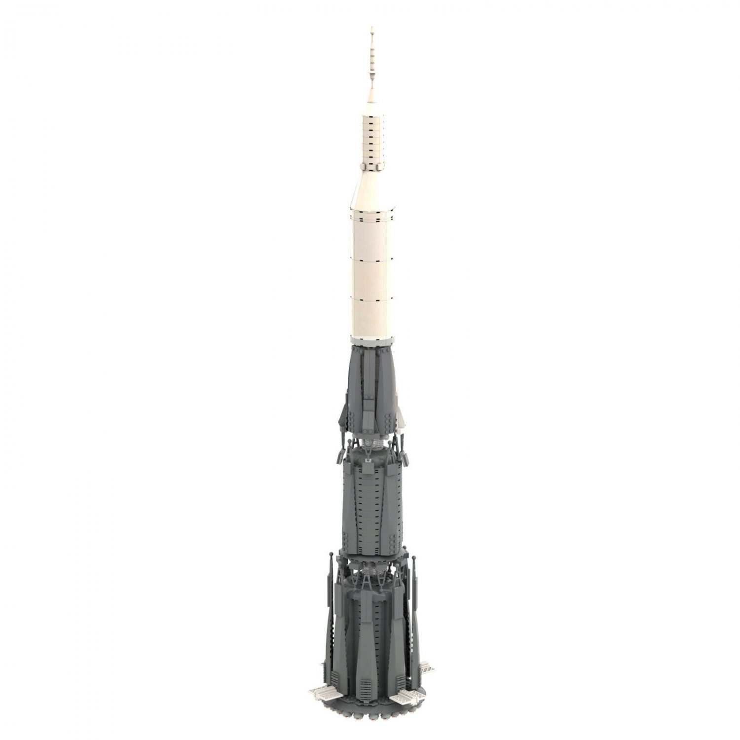 BuildMoc N1 Rocket Outer Space Rocket Model 902 Pieces for Collection
