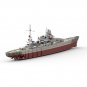 BuildMoc The Gneisenau Battleship 1:200 Scale Model 4694 Pieces