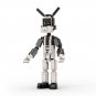 BuildMoc A Tall Anthropomorphic Wolf Wearing White Overalls and Black Boots