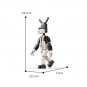 BuildMoc A Tall Anthropomorphic Wolf Wearing White Overalls and Black Boots