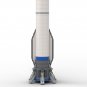 BuildMoc Two-section Orbital Launch Vehicle Model 1:110 Saturn V 1575 Pieces