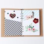 Valentine's Day 2 rolls holidays "thank you" Gift decoration labels seals 500pcs/roll #297
