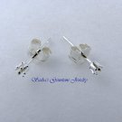 2 MM ROUND STERLING SILVER SNAPTITE EARRINGS