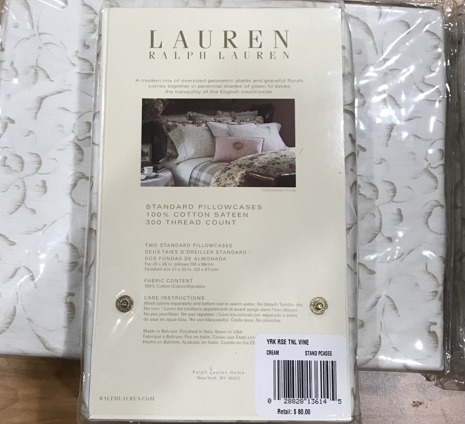 Ralph Lauren Dunham Queen Sheet Set Flat Fitted Sheet 4pc Red Slate NIP