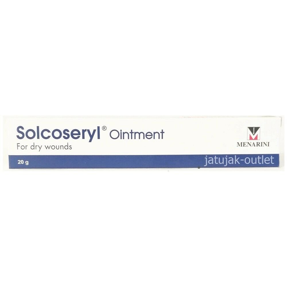 Solcoseryl Ointment For Dry Wounds Burns Skin 20g Treatment Ulcers Exp