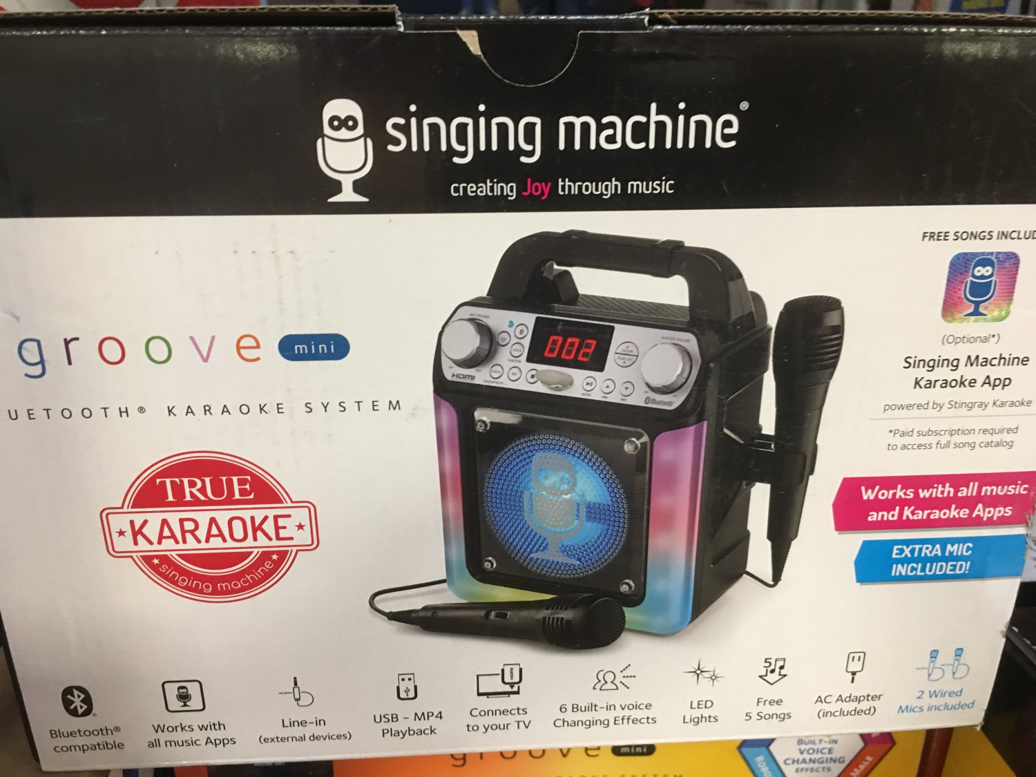 Groove Mini Karaoke Machine
