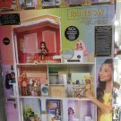 Rainbow High House Playset - 3-Story Wood Doll House (4’ Tall and 3’ Wide)