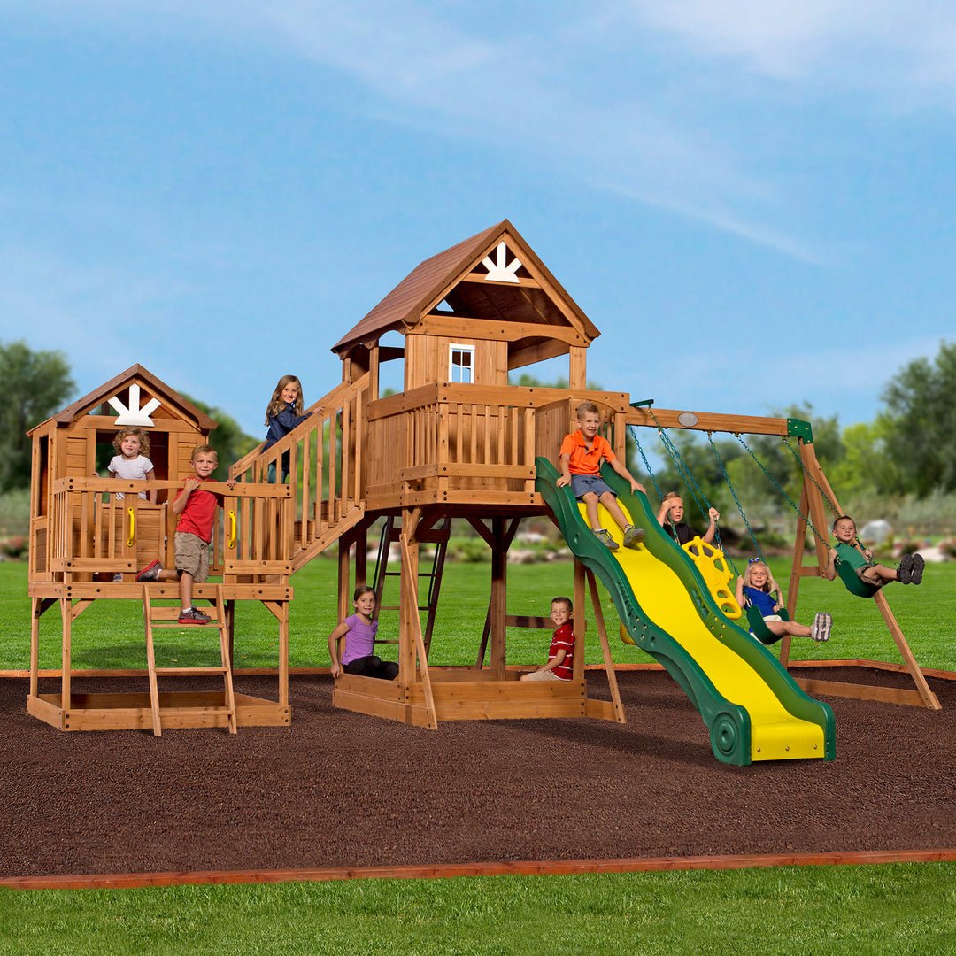 Malibu Cedar Swing Set