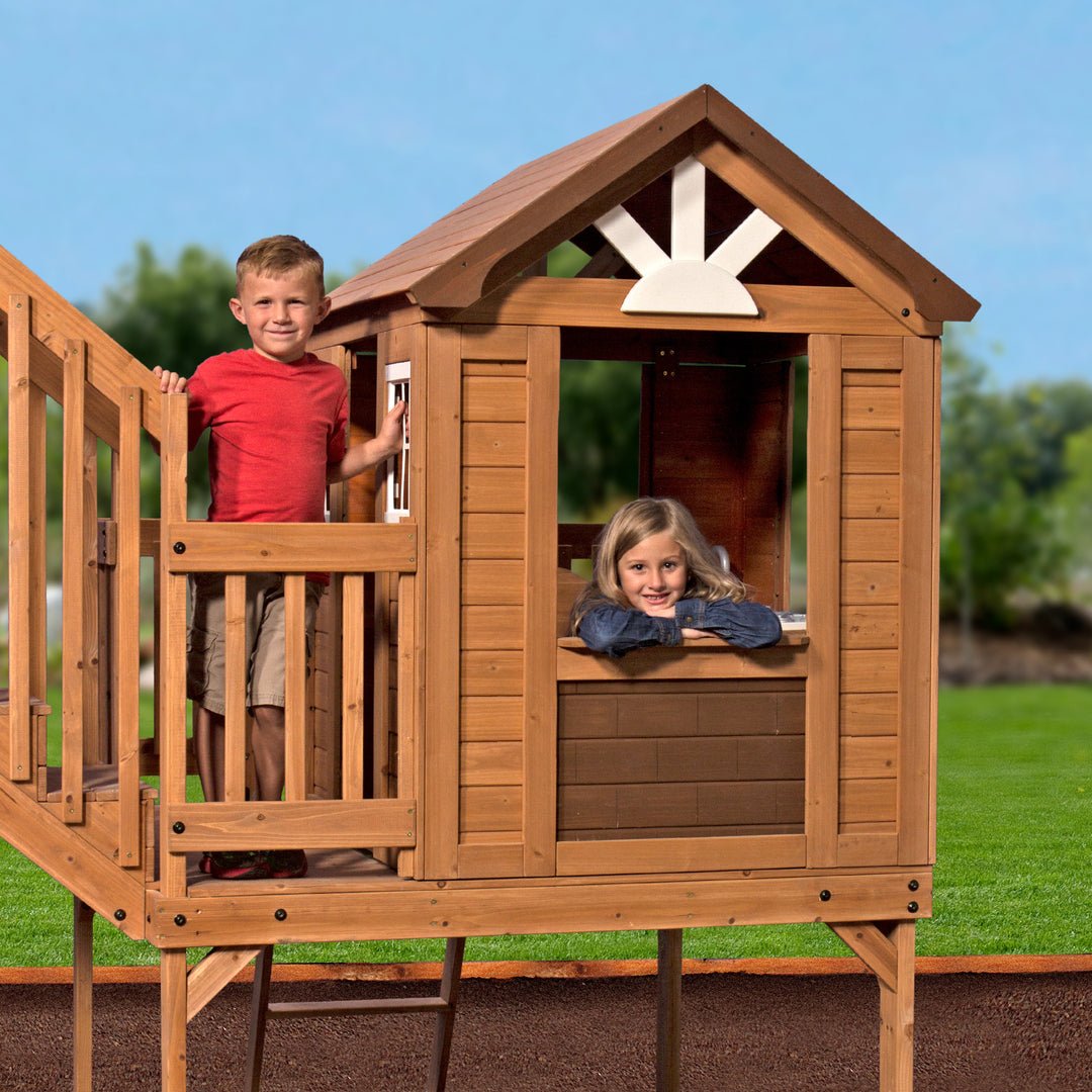 Malibu Cedar Swing Set