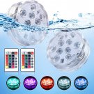 5 Led Remote Controlled RGB Submersible Light Battery Operated Underwater Night Lamp