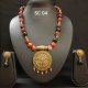 Gemstone Necklace & Earrings Set.