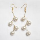 Stylish Casual Wear Pearl White Bead earrings dangler for girls/women