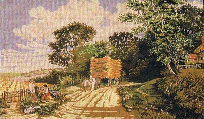 Vintage Kinetic's Harvest Time Tapestry/Needlepoint Kit