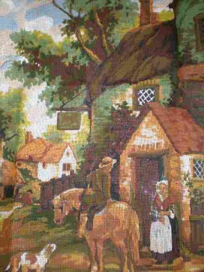 Twilley's Victorian Constable in the Village Tapestry / Needlepoint Kit