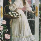 Romance for Roses designed by James Himsworth Victorian Lady with Flowers Crewel / Embroidery Kit
