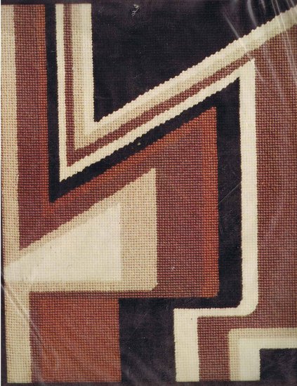 Spinnerin Geometric 7 Modern Needlepoint/Tapestry/Stitchery Kit