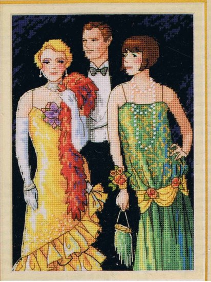 Dimensions Gold Collection Petites Putting on the Ritz counted Cross Stitch Design