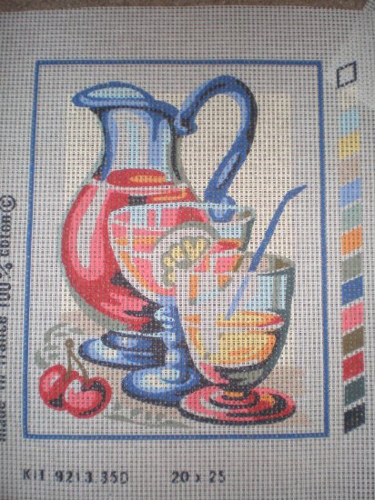 SALE SEG Kitchen "Summer Punch" Needlepoint/Tapestry Starter Kit