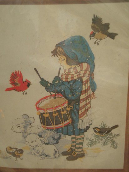 Dimensions "Little Drummer" adapted from Brandywine Art Collection Crewel Embroidery Kit