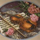 Sunset Fancy Fiddle Music and Violin by Lena Liu Tapestry/Needlepoint kit