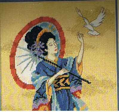 "Oriental Elegance" Dimensions Needlepoint kit by Wendy Schuster