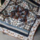 Quilt Cowboy Gear Along the Wagon Trail with matching Pillowcase 111343QPC