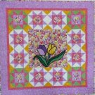 Quilted Wall Hanging for Nursery Tulip Babies 050810WH