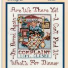 Counted Cross Stitch Pattern Complaint Dept Closed by Bobbie G Designs
