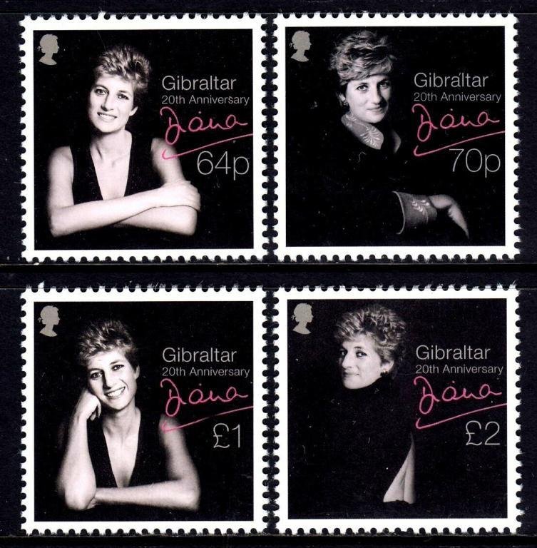 Gibraltar 2017 &acirc;�� 20th Anniversary of Princess Diana's Death