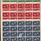 Guinea Cosmos Mercury Overprint 1962 Sheet Series