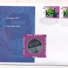 Netherlands 300th Anniversary of Franz Schubert CPD with 1 ecu coin 1997