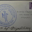USA: Envelope p/n Autographed Goff-Pribble's Petroglyphic Expedition to Death Valley, 1934