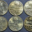 Ukraine Coins 1 UAH 65 years of Victory 2010 Set of 6 pcs