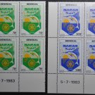Senegal Fauna Fish International Organizations Rotary 1983 Series in quarts