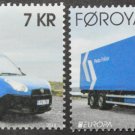 Faroe Islands Postal Transport FIAT DUBLO Scania R420 Europe CEPT 2013
