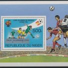 Niger Football Spain 1982 Overprint