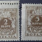 Poland Postage due stamps 1924/26 Poland Postage due stamps 1924/26