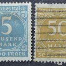 Germany Reich Weimar Republic Service stamps 1923