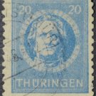Germany Soviet Zone of Occupation Local issue Thuringia Goethe 1945