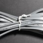 Cable Patch cord telephone 1.85 m RJ12 Two core