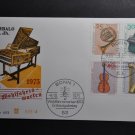 West Germany FDC Musical Instruments 1973 West Germany FDC Musical Instruments 1973