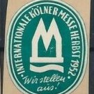 West Germany Postal Fair 1952