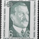 Austria Physicist Cosmic Rays Viktor Franz Hess, Europe CEPT 1983