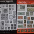 Sandafayres Auction Catalogues March 2018