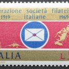 Italy Federation of Italian Philatelic Societies 1969